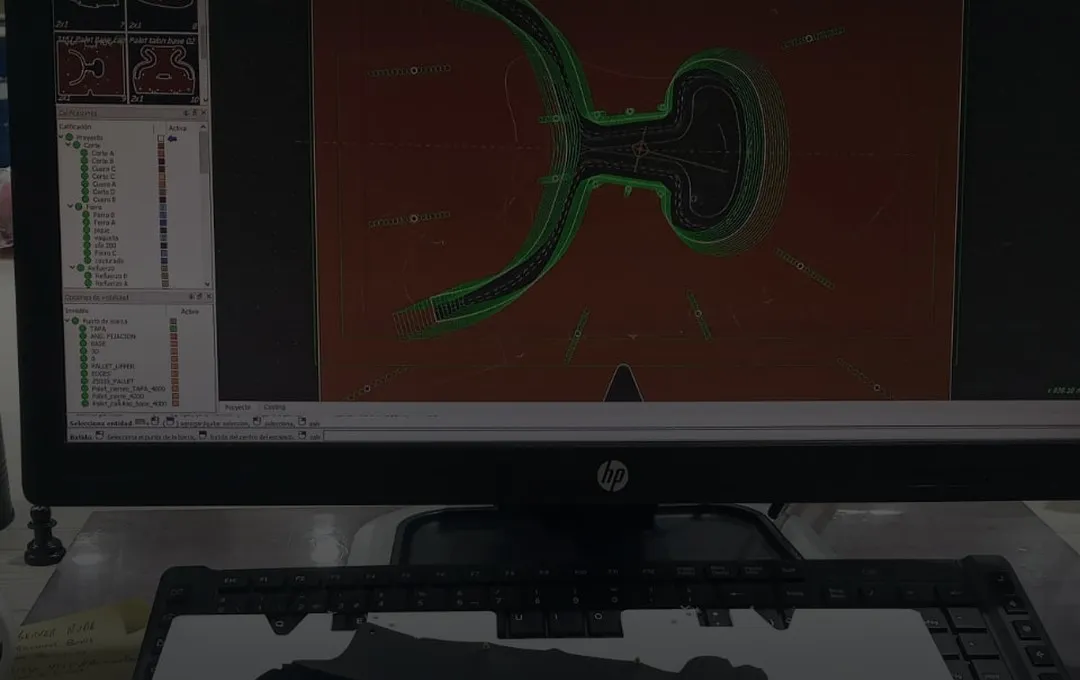 Diseño de una matriz en software